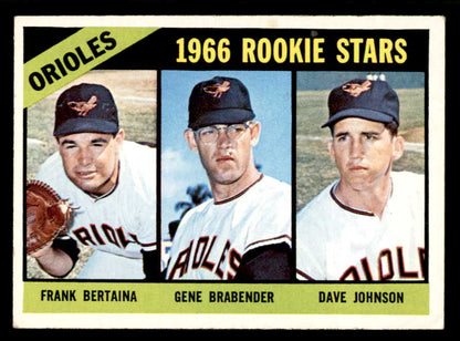 1966 Topps Baseball #579 Dave Johnson Orioles VG-EX 566894