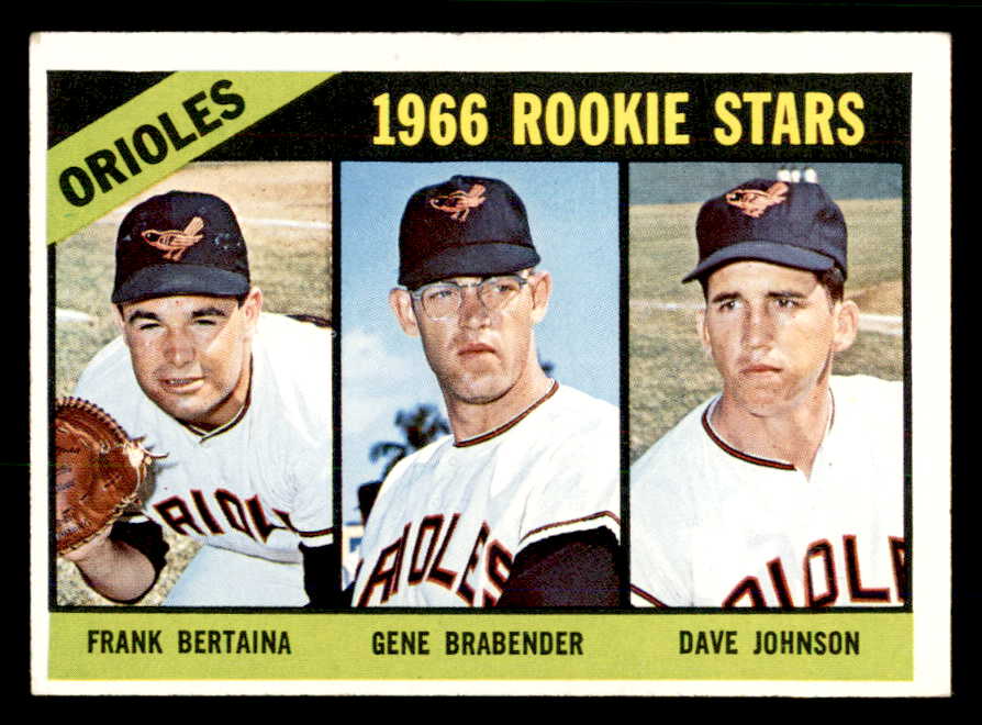 1966 Topps Baseball #579 Dave Johnson Orioles EX+/EX-MT 566896