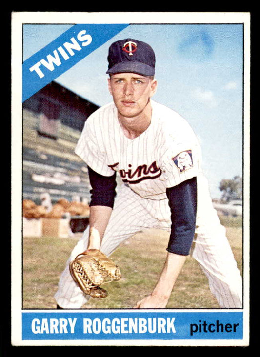 1966 Topps Baseball #582 Garry Roggenburk Twins EX-MT 566902