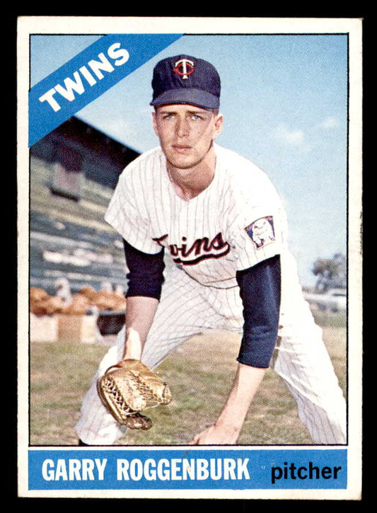 1966 Topps Baseball #582 Garry Roggenburk Twins EX-MT 566903