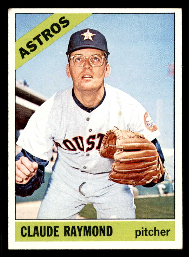 1966 Topps Baseball #586 Claude Raymond Astros EX+/EX-MT 566914