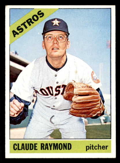 1966 Topps Baseball #586 Claude Raymond Astros EX+/EX-MT 566914