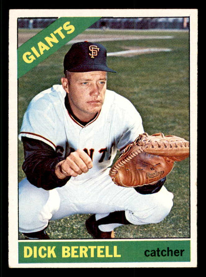 1966 Topps Baseball #587 Dick Bertell Giants EX+/EX-MT 566918