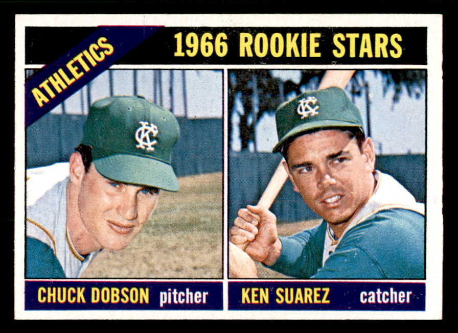 1966 Topps Baseball #588 Chuck Dobson A's NR-MT 566924