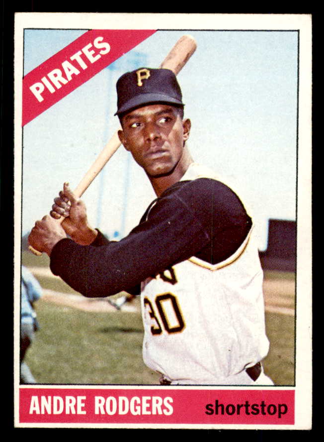 1966 Topps Baseball #592 Andre Rodgers Pirates EX-MT 566937