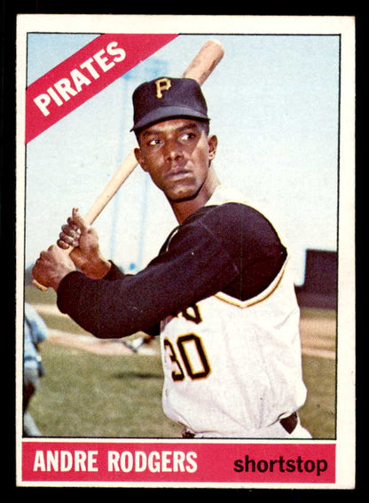 1966 Topps Baseball #592 Andre Rodgers Pirates EX-MT 566937