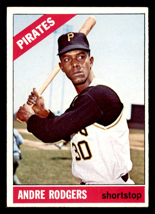 1966 Topps Baseball #592 Andre Rodgers Pirates EX-MT 566940