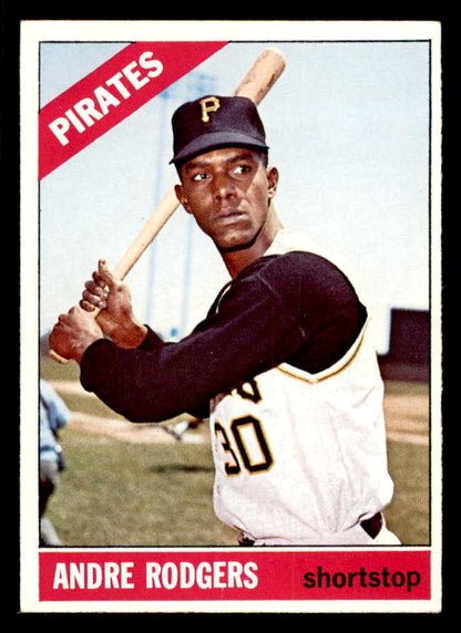 1966 Topps Baseball #592 Andre Rodgers Pirates EX-MT 566940