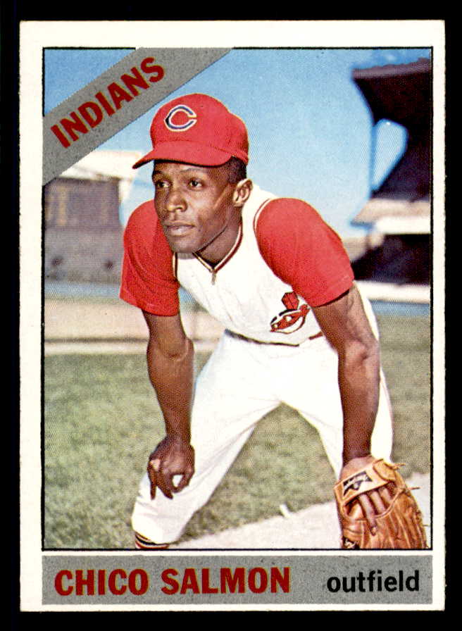 1966 Topps Baseball #595 Chico Salmon Indians NR-MT 566949