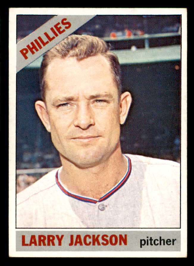1966 Topps Baseball #595 Larry Jackson Phillies EX-MT 566950