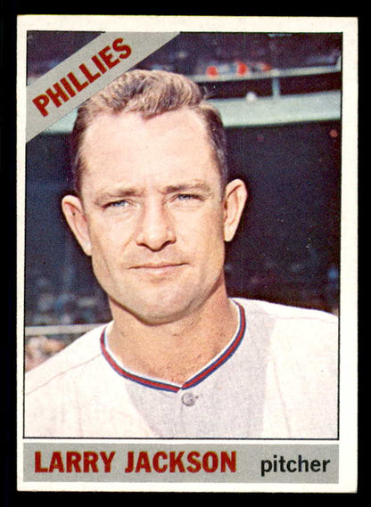 1966 Topps Baseball #595 Larry Jackson Phillies EX-MT 566951