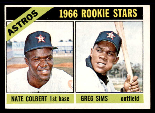 1966 Topps Baseball #596 Nate Colbert Astros EX-MT 566954