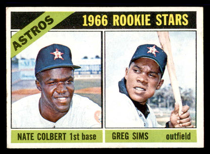 1966 Topps Baseball #596 Nate Colbert Astros EX-MT 566955