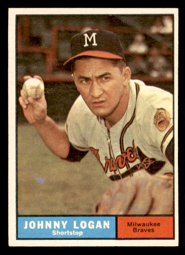 1961 Topps Baseball #524 Johnny Logan Braves EX-MT 566965