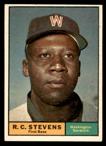 1961 Topps Baseball #526 R.C. Stevens Senators EX 566970
