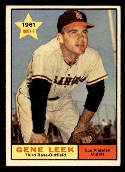 1961 Topps Baseball #527 Gene Leek Angels EX+/EX-MT 566974