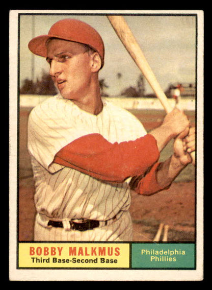 1961 Topps Baseball #530 Bobby Malkmus Phillies EX-MT 566980