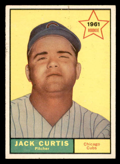 1961 Topps Baseball #533 Jack Curtis Cubs EX-MT 566987