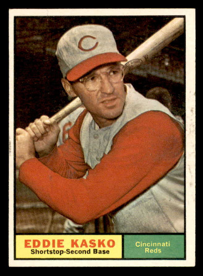 1961 Topps Baseball #534 Eddie Kasko Reds EX-MT 566990