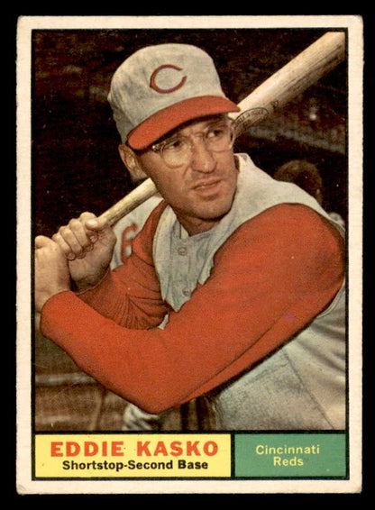 1961 Topps Baseball #534 Eddie Kasko Reds VG-EX 566992
