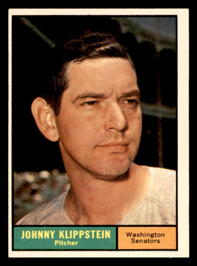 1961 Topps Baseball #539 Johnny Klippstein Senators EX-MT 567003