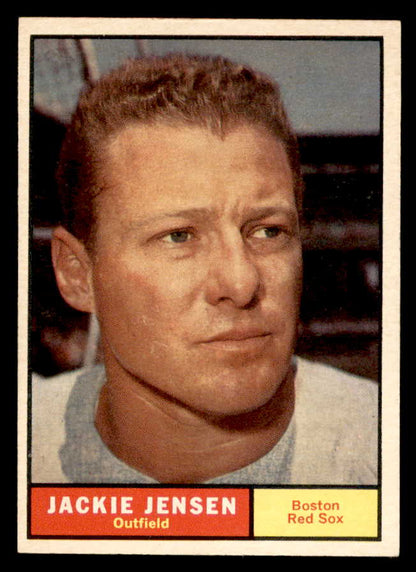 1961 Topps Baseball #540 Jackie Jensen Red Sox EX-MT 567007