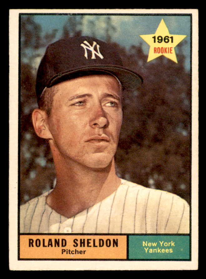 1961 Topps Baseball #541 Roland Sheldon Yankees EX-MT 567009
