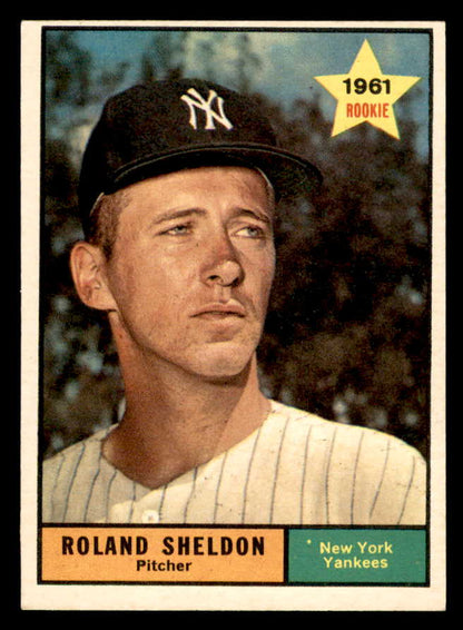 1961 Topps Baseball #541 Roland Sheldon Yankees EX-MT 567010
