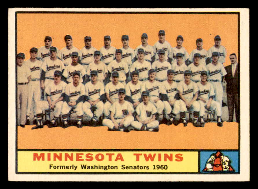 1961 Topps Baseball #542 Minnesota Twins Team EX-MT 567013