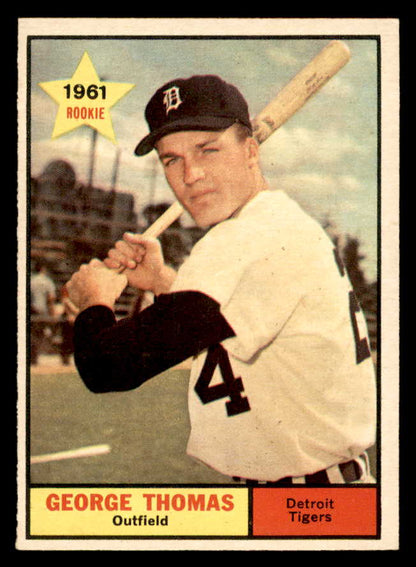 1961 Topps Baseball #544 George Thomas Tigers NR-MT 567018