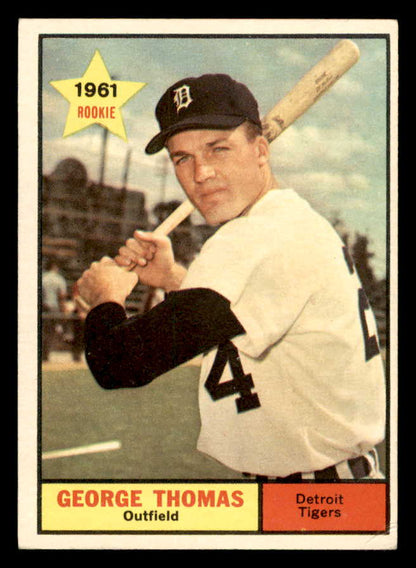 1961 Topps Baseball #544 George Thomas Tigers EX+/EX-MT 567019