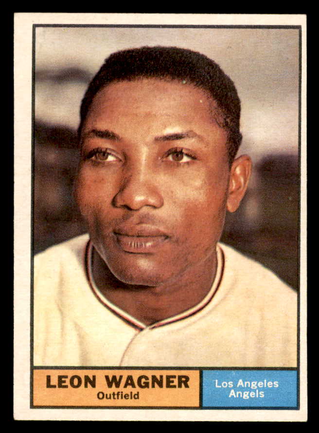 1961 Topps Baseball #547 Leon Wagner Angels EX-MT 567022
