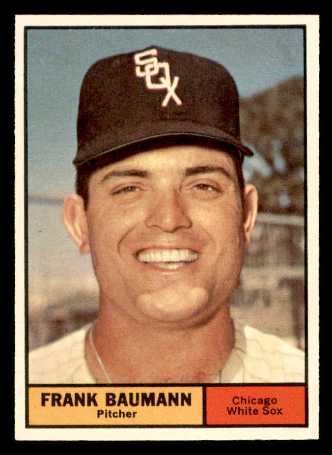 1961 Topps Baseball #550 Frank Baumann White Sox NR-MT 567031