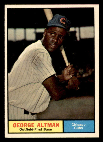 1961 Topps Baseball #551 George Altman Cubs NR-MT 567035