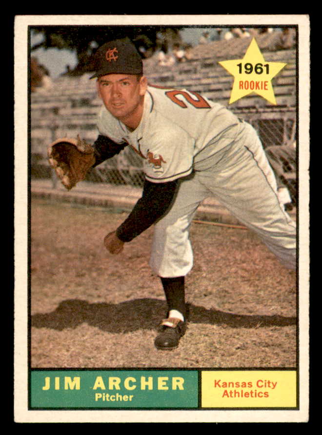 1961 Topps Baseball #552 Jim Archer A's EX-MT 567037