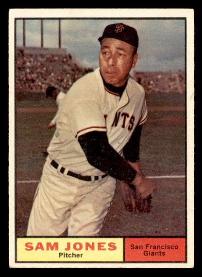 1961 Topps Baseball #555 Sam Jones Giants EX-MT 567044
