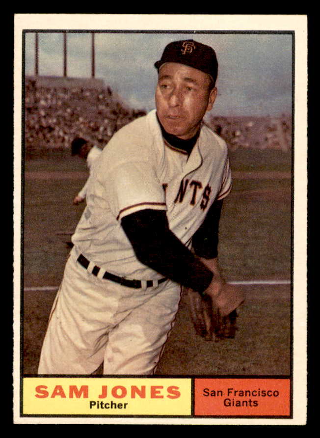 1961 Topps Baseball #555 Sam Jones Giants EX-MT 567045