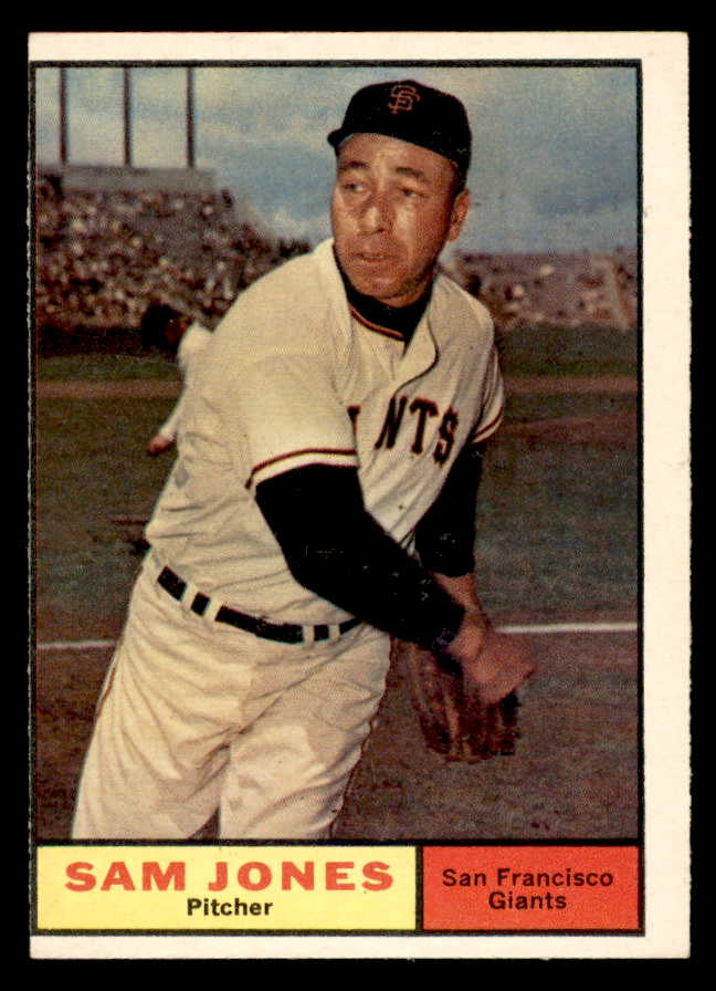 1961 Topps Baseball #555 Sam Jones Giants VG-EX 567046