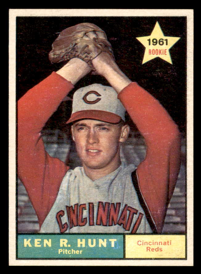 1961 Topps Baseball #556 Ken Hunt Reds EX-MT 567048