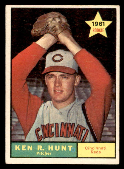 1961 Topps Baseball #556 Ken Hunt Reds EX-MT 567049