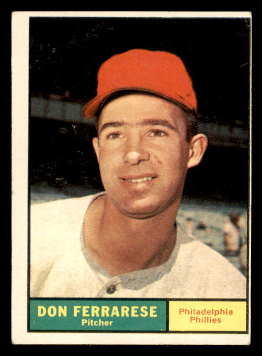 1961 Topps Baseball #558 Don Ferrarese Phillies VG-EX 567055