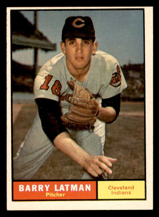 1961 Topps Baseball #560 Barry Latman Indians EX-MT 567059
