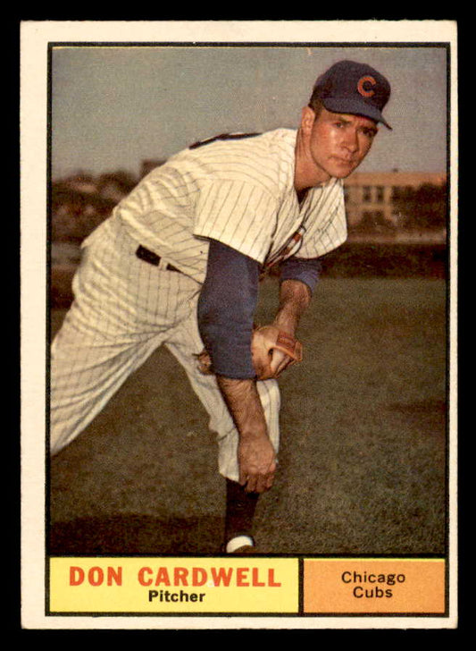 1961 Topps Baseball #564 Don Cardwell Cubs EX-MT 567070