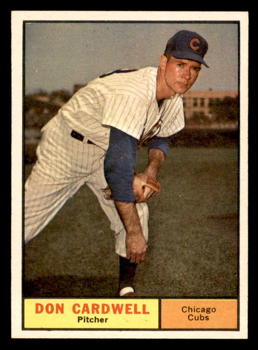 1961 Topps Baseball #564 Don Cardwell Cubs EX-MT 567071
