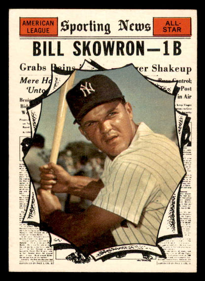 1961 Topps Baseball #568 Bill Skowron A.S. Yankees EX-MT 567081