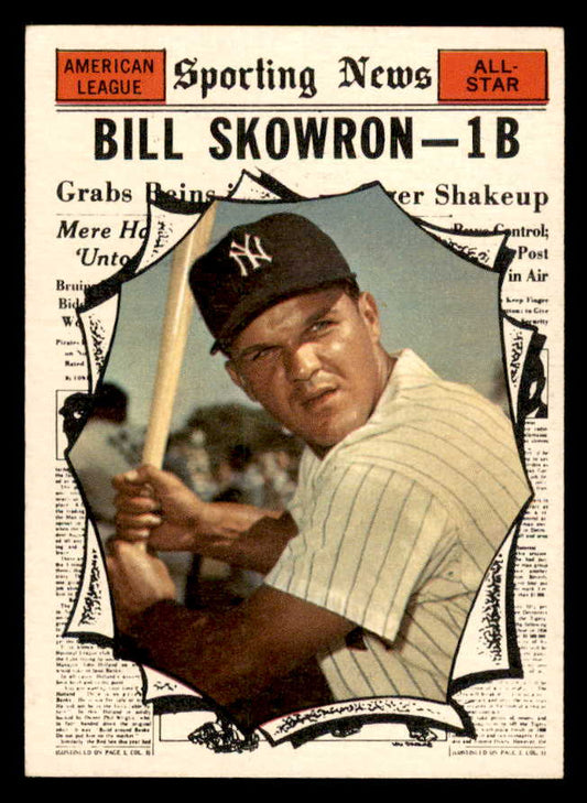 1961 Topps Baseball #568 Bill Skowron A.S. Yankees EX-MT 567081