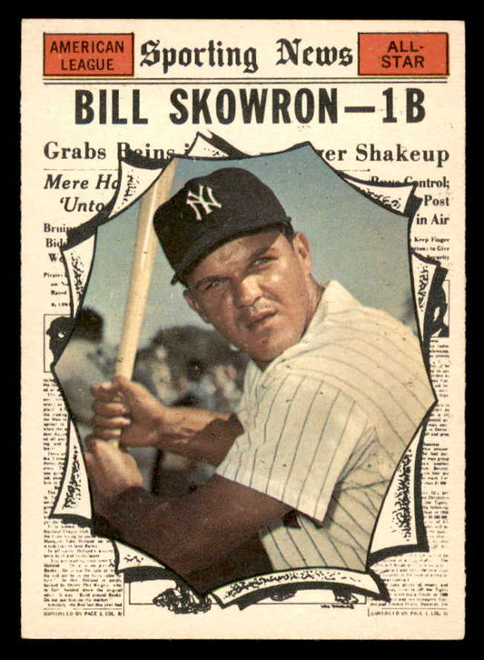 1961 Topps Baseball #568 Bill Skowron A.S. Yankees EX-MT 567082