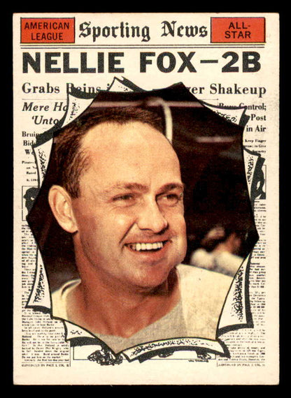 1961 Topps Baseball #570 Nellie Fox A.S. White Sox EX-MT 567087