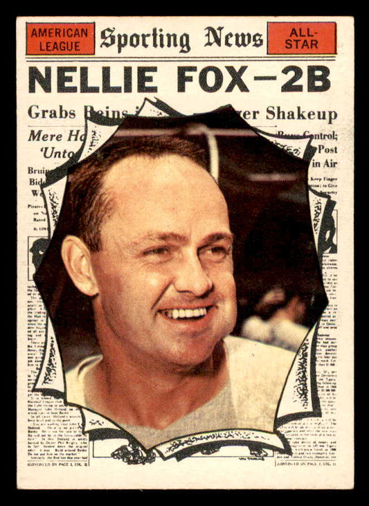 1961 Topps Baseball #570 Nellie Fox A.S. White Sox EX-MT 567087