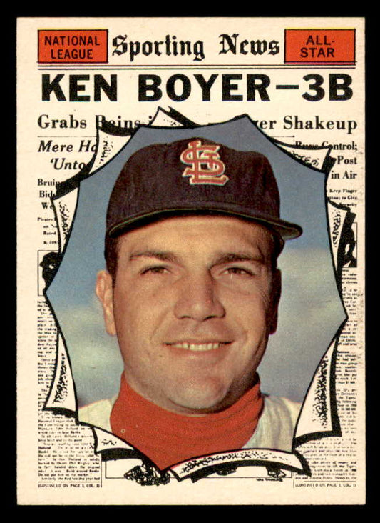 1961 Topps Baseball #573 Ken Boyer A.S. Cardinals NR-MT 567088